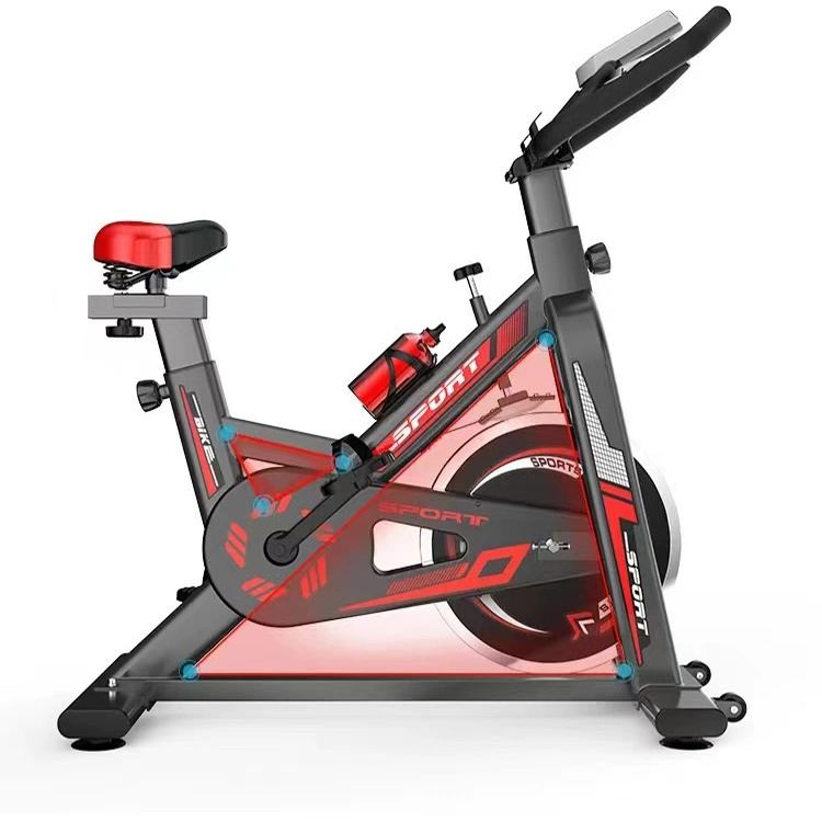 Le corps magnétique d'intérieur a adapté le vélo d'exercice en acier à haut carbone de régime à la maison de volant d'acier inoxydable tournant le vélo de rotation de gymnase géant