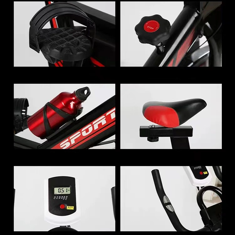 Le corps magnétique d'intérieur a adapté le vélo d'exercice en acier à haut carbone de régime à la maison de volant d'acier inoxydable tournant le vélo de rotation de gymnase géant