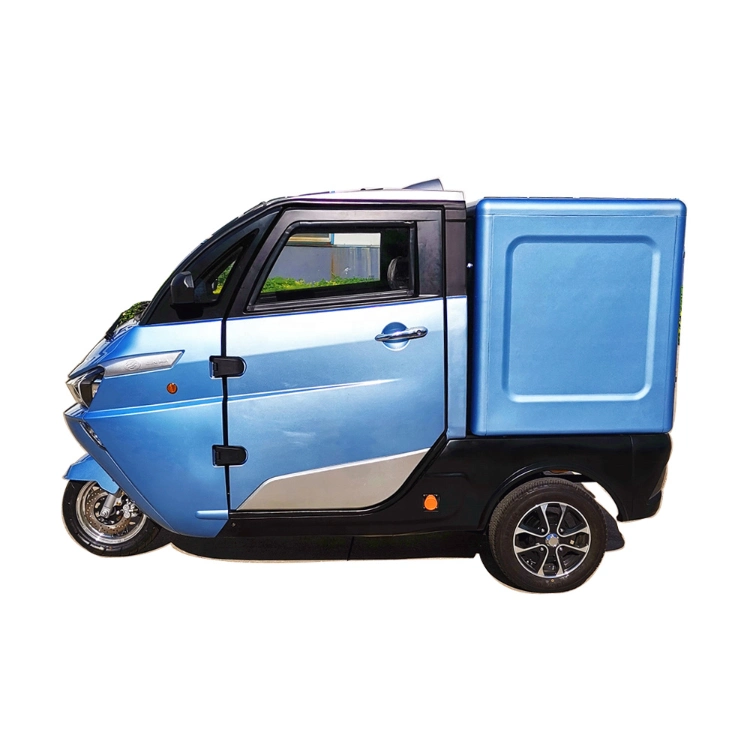 Tricycle électrique de la livraison de cargaison de batterie au lithium de circuit hydraulique de New Energy avec des ceintures de sécurité
