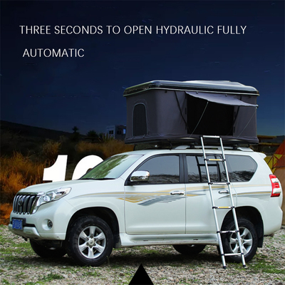 Tente portative de sport en plein air de double couche, 2-4 personne dur Shell Rooftop Tent