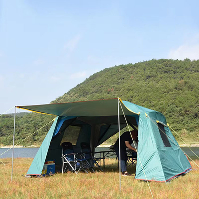 La tente imperméable 360*360*220cm du sport 210D en plein air automatiques sautent la famille de tente