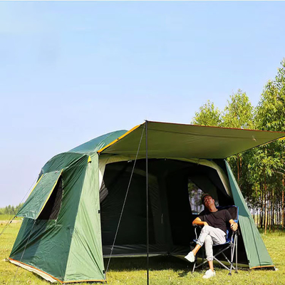 Tente 3000mm de sport en plein air d'Oxford de polyester de la CE tente automatique de 6 personnes imperméable