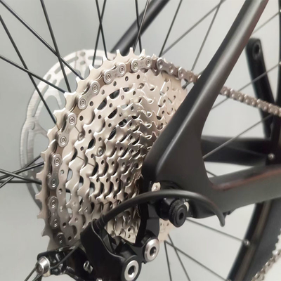 Suspension de vélo de route de fibre de carbone d'OEM pleine avec le frein à disque de cadre