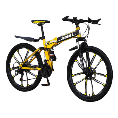 Vélo de montagne pliable à haut carbone, vélo de montagne d'Off Road de 26 pouces