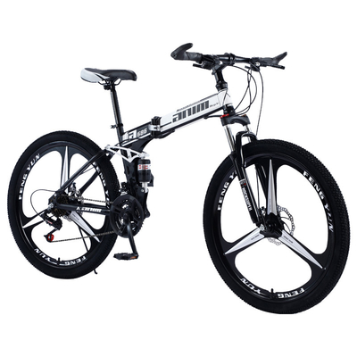 Ajustements de vitesse de montagne des adultes 120kg divers d'acier au carbone pliable de bicyclette