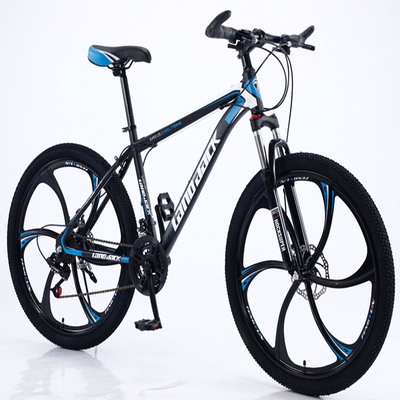 Vélo de montagne en aluminium de 26 pouces, frein à disque dur de cadre emballant le vélo de montagne