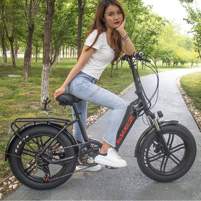 Vélo électrique de batterie au lithium d'alliage de magnésium, vélo électrique de dames variables de vitesse