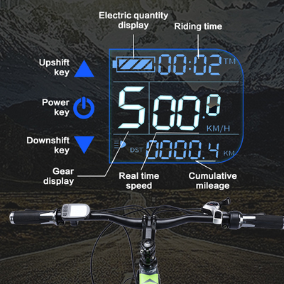 Vélo électrique du moteur 26 de lithium à grande vitesse de pouce 48V