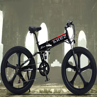 Vélo électrique mou mené de batterie au lithium du cadre 40Km/H de queue d'alliage de magnésium d'affichage