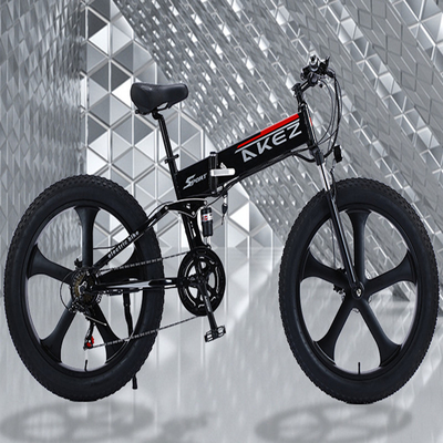 Vélo électrique mou mené de batterie au lithium du cadre 40Km/H de queue d'alliage de magnésium d'affichage