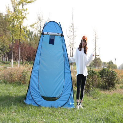 Tente de camping extérieure de douche de polyester portatif de loisirs