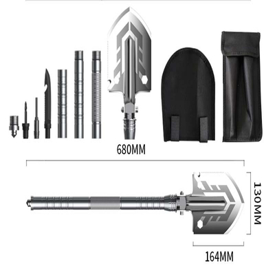 pelle multifonctionnelle tactique à la survie 3Cr13 pliable