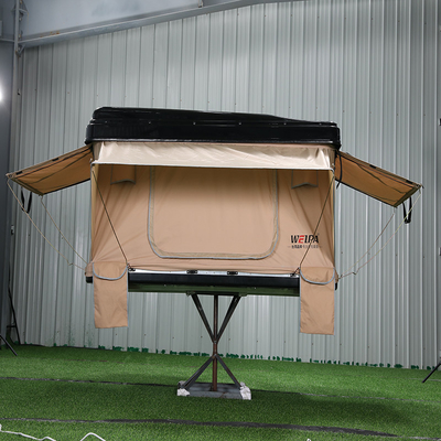 ABS imperméable solides solubles Shell Roof Top Tent dure en aluminium de 100%