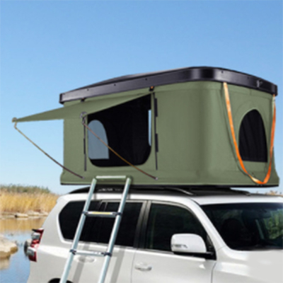 Tente de camping de dessus de toit de double couche pour la voiture, 2 ou 3/3-4 personne dur Shell Roof Top Tent