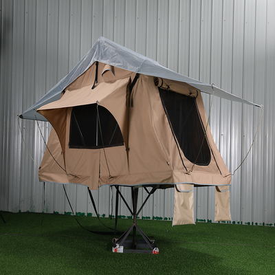 Tente dure de Shell Fold Out Roof Top de camion de couche d'unité centrale de toile