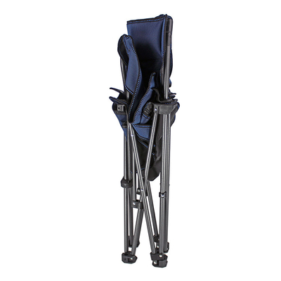 chaise ajustée portative et rangeable du tissu 600D de cadre de plage en métal de pêche avec Carry Bag