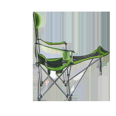 Chaises pliantes campantes s'asseyantes et menteuses en métal rangeable portatif de tissu du tuyau d'acier 600D