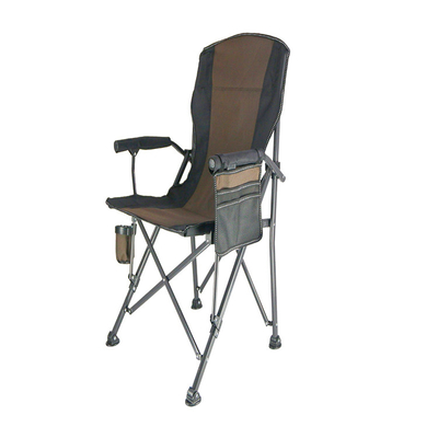 Se reposer portatif et rangeable de tissu en métal 600D et enfants menteur de chaises de partie pliant la chaise de camping