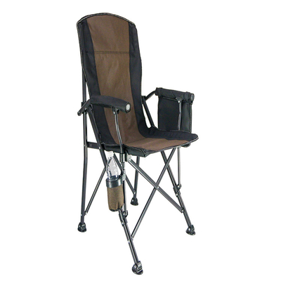 Se reposer portatif et rangeable de tissu en métal 600D et enfants menteur de chaises de partie pliant la chaise de camping