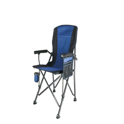 Se reposer portatif et rangeable de tissu en métal 600D et enfants menteur de chaises de partie pliant la chaise de camping