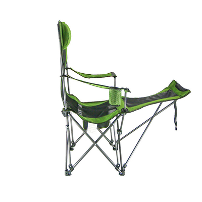 Bonne chaise pliante extérieure grande porteuse du tissu portatif 600D et rangeable avec Carry Bag