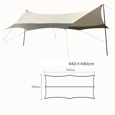La tente campante de sport en plein air de polyester de la plage 210T sautent protégeant du vent imperméable