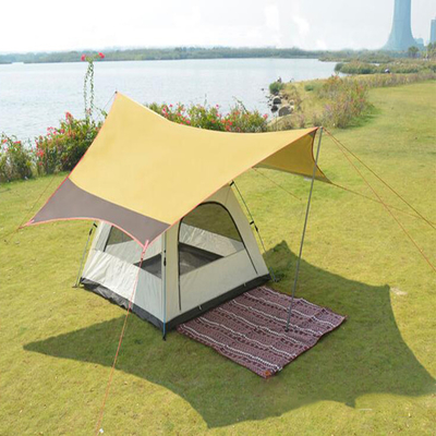 L'unité centrale automatique de tente de Sun de tente de sport en plein air de plage de tuyau de fer a enduit anti UV