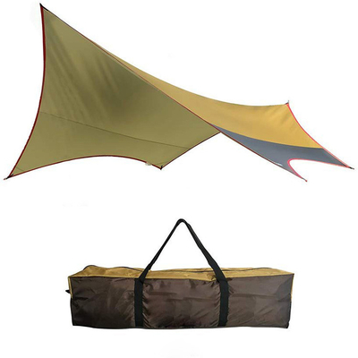 Tente d'abri de Sun de camping de tissu de tente de Sun imperméable avec la corde de vent