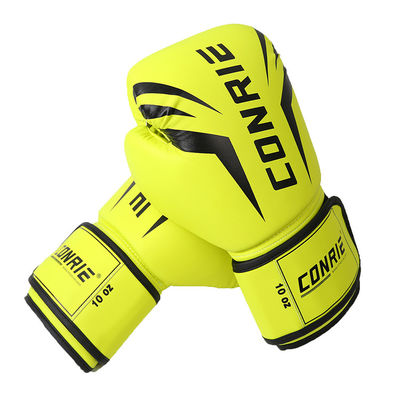 Gants de boxe s'exerçants d'intérieur en cuir d'unité centrale enfermant dans une boîte la vitesse protectrice respirable