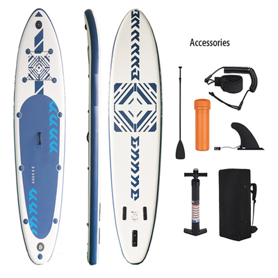 Planche de surf faite sur commande gonflable de support de stockage de planche de surf de NSP avec l'anti glissement Eva Foot Pads